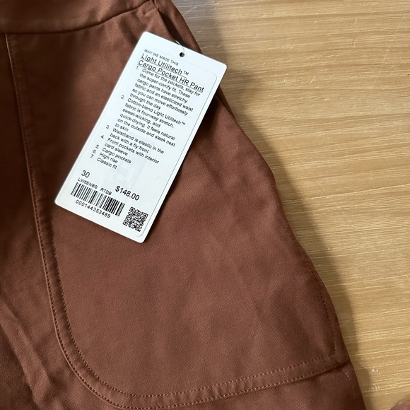 lululemon cargo pocket pant 🤎 - Picture 2 of 3